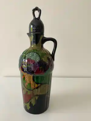 Plateelbakkerij Zuid-Holland - Schitterende Art Nouveau karaf met decoratieve dop vendu pour 65€ !