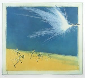 Ronald Tolman - Ets, Zonder titel - Ingelijst kopen? Bied vanaf 50!