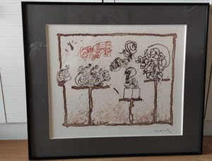 Pierre Alechinsky - test du titre planche 3 kopen? Bied vanaf 800!