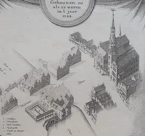 Jan Goeree - 8 prenten Amsterdam naar het beeld van 1544 kopen? Bied vanaf 30!