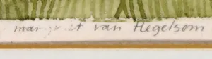 Margriet van Hegelsom - Aquarel op papier, Zonder titel kopen? Bied vanaf 50!