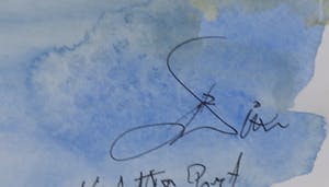 Franscz Witte - Aquarel op appier, Port du Valetta - Ingelijst kopen? Bied vanaf 1!