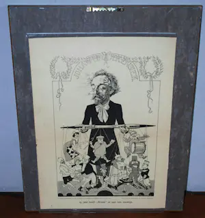 Albert Hahn - Johan Braakensiek litho & 1x door Louis Raemakers & 2 boeken Hahn/Sluijters ! kopen? Bied vanaf 75!