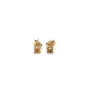 New brillant earrings in 14 Karat (585) yellowgold with natural fancy color kopen? Bied vanaf 650!