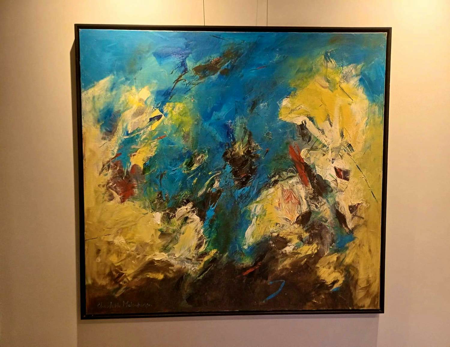 Charlotte Molenkamp - Olieverf op doek: Domburg I(zeer groot werk!) kopen? Bied vanaf 2250!