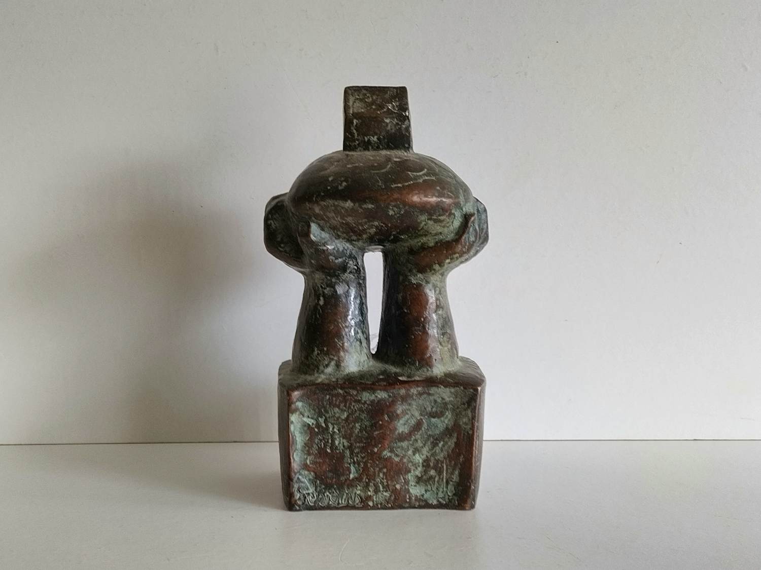 Theo Schreurs - Bronzen “Vitruvius “ beeld verkocht voor € 25!