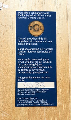 Siep van den Berg - Geometrische compositie, olieverf (mooi ingelijst, zeer groot!) kopen? Bied vanaf 1!