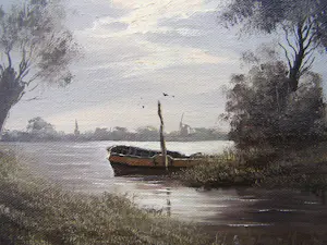 Willem Kroon - Hollands Polderlandschap kopen? Bied vanaf 60!