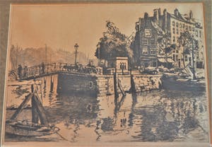 Jan Sirks - Amsterdam stadsgezicht kopen? Bied vanaf 1!