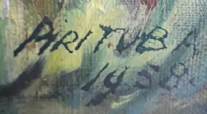 Jacques Mels - Kleurrijk braziliaans landschap met huisjes kopen? Bied vanaf 59!