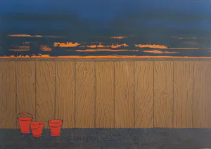 Mark Brusse - Schutting met emmers kopen? Bied vanaf 70!