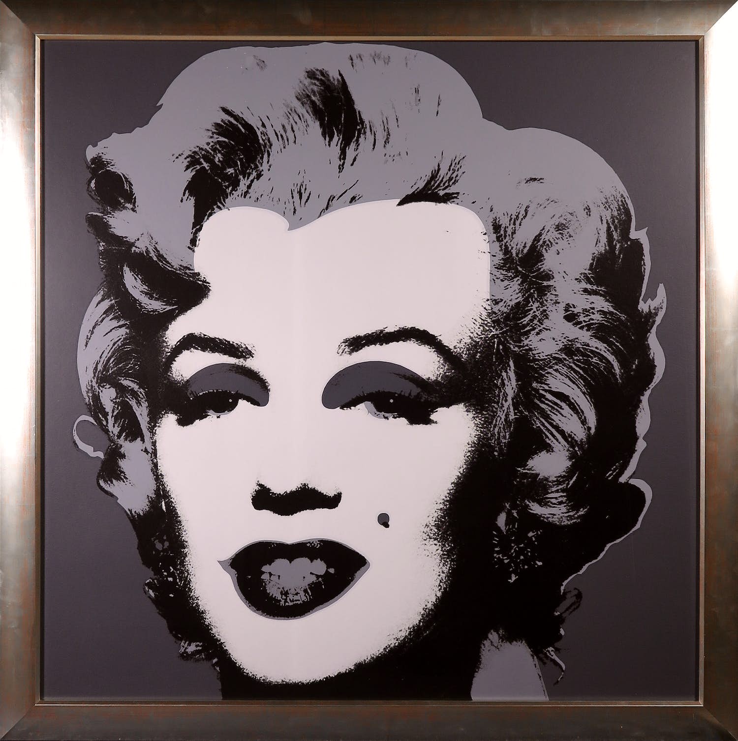 Andy Warhol - Zeefdruk, Marilyn - Ingelijst (Groot) verkocht voor € 1700!