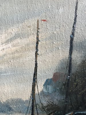 Niet of onleesbaar gesigneerd - Boten bij schemering kopen? Bied vanaf 10!