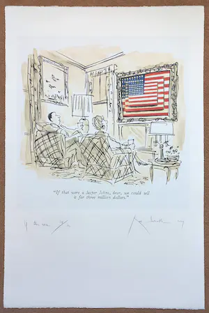 Rob Scholte - If this were a Jasper Johns, zeefdruk (groot!) kopen? Bied vanaf 125!