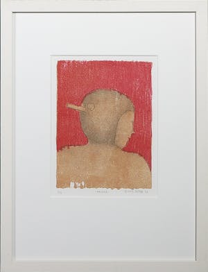 Saskia Jetten - Litho, Masker - Ingelijst kopen? Bied vanaf 1!