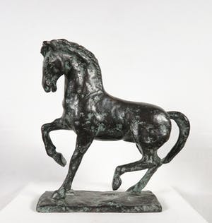 Margot Hudig-Heldring - Brons, Galopperend paard kopen? Bied vanaf 300!