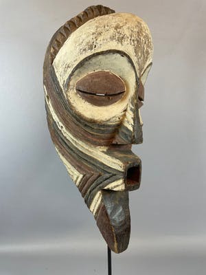 Songye - 210937 - Tribal used African Songye Kifwebe mask - Congo. kopen? Bied vanaf 65!