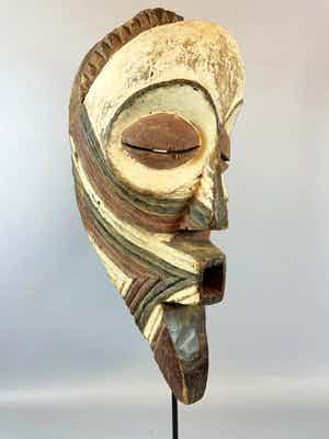 Songye - 210937 - Tribal used African Songye Kifwebe mask - Congo. verkocht voor € 65!