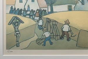 Toon Tieland - handgesigneerde prent | zonder titel kopen? Bied vanaf 50!