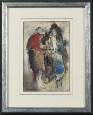 Jan Rijlaarsdam - Gemengde techniek, Figuren - Ingelijst kopen? Bied vanaf 180!