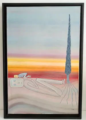 Niet of onleesbaar gesigneerd - JHG; 'Is daar iemand?' kopen? Bied vanaf 1!