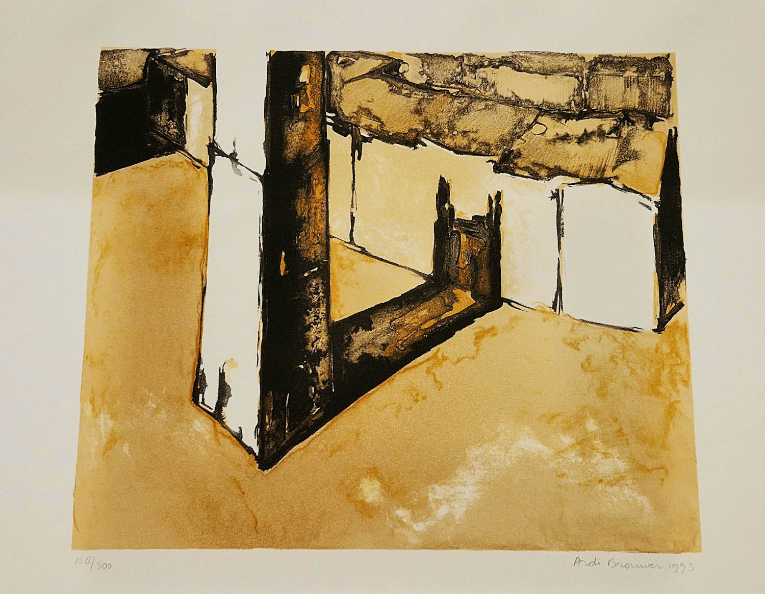 Ardi Brouwer - Fraaie polychrome zeefdruk "de orde" - gelimiteerde oplage (300) - 2003 kopen? Bied vanaf 34!