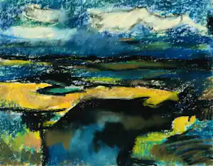 Jelle Hoogstra - Berglandschap augustus 1983 verkauft für € 60!