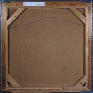 Jan Bollaert - Gemengde techniek op board, 3 Mickey tranen - Ingelijst (Groot) kopen? Bied vanaf 1!