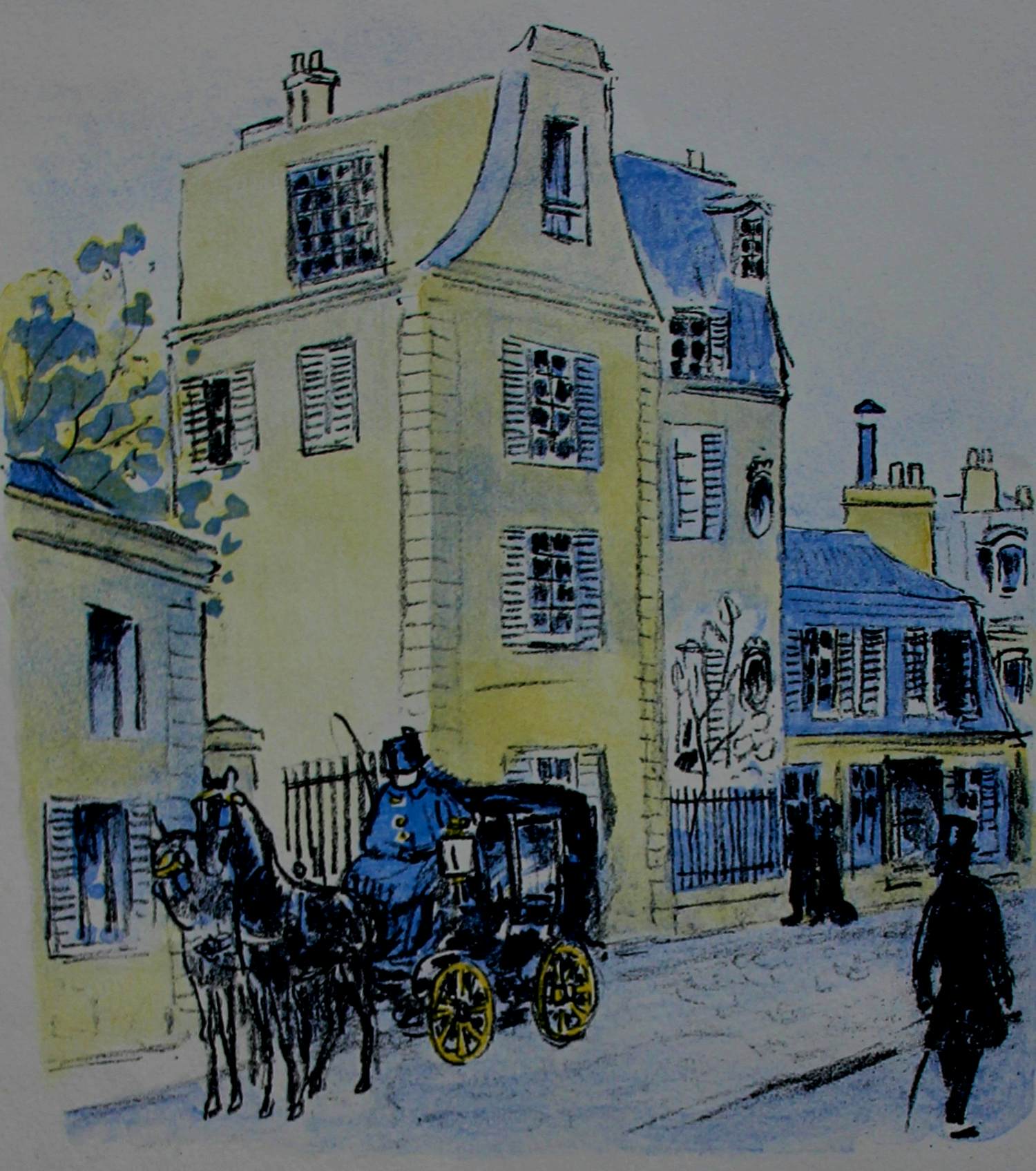 Kees van Dongen - Litho: "La révolte des anges" - 1951 kopen? Bied vanaf 199!