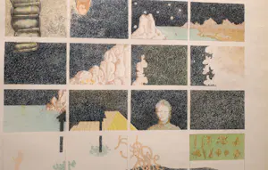 Theo Kley - Vierkante Vlakken Voorstelling uit Dienst voor rijks verspreide kunstvoorwerpen kopen? Bied vanaf 300!