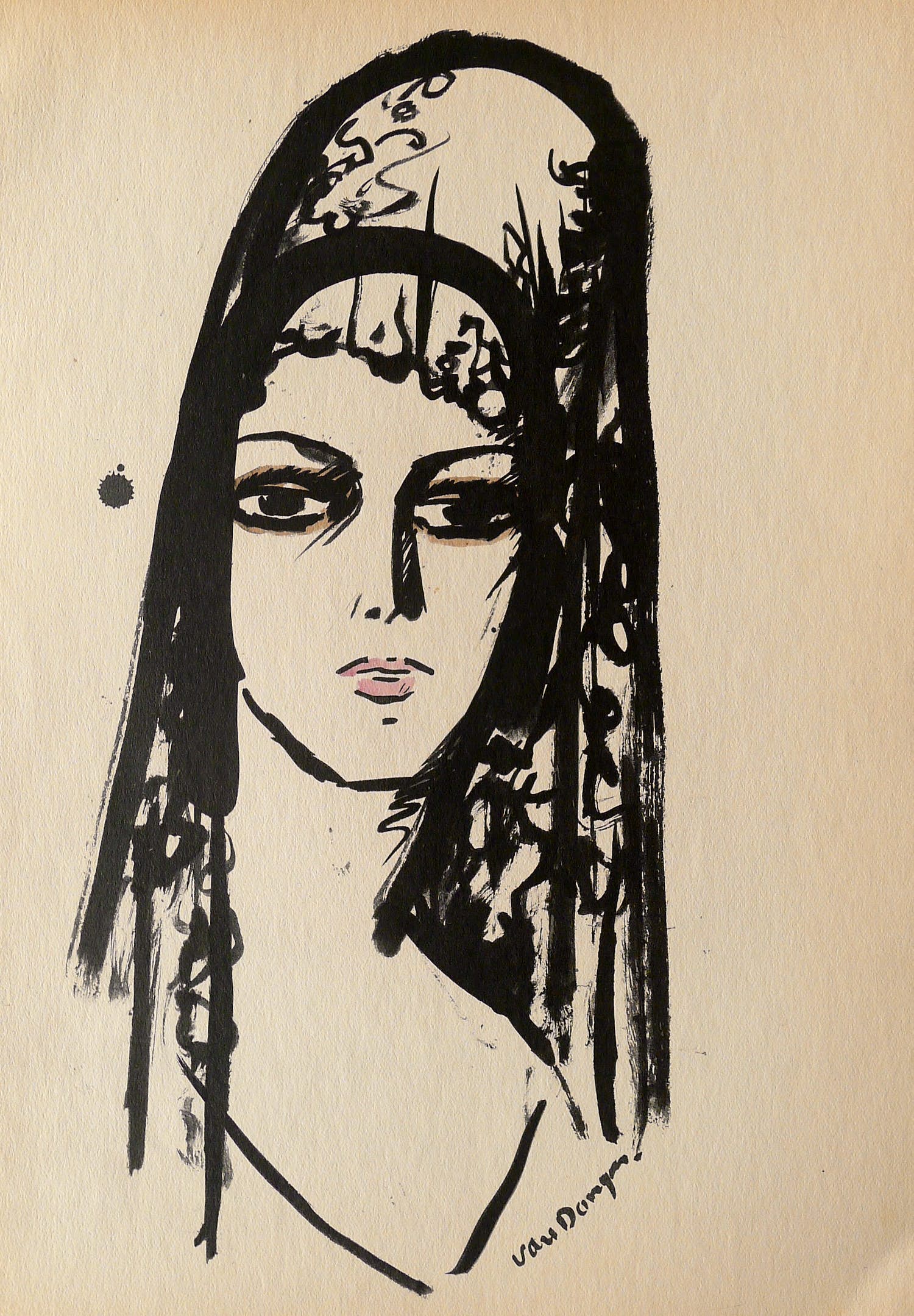 Kees van Dongen - 'Espagnole' pochoir uit : 'van Dongen',1925 kopen? Bied vanaf 225!