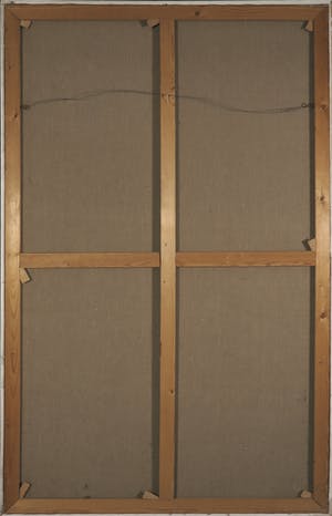 Piet van Mook - Olieverf op doek, Expressieve voorstelling met figuren - Ingelijst (Zeer groot) kopen? Bied vanaf 1!