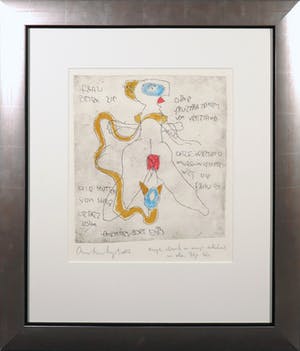 Anton Heyboer - Kleurenets, Ohne Frustration von Verstand - Ingelijst kopen? Bied vanaf 100!