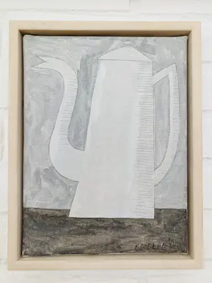 Klaas Gubbels - Kettel (koffiepot) op canvas kaufen? Bieten Sie von 1195!