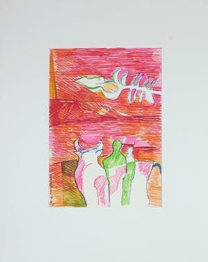Joe Wols - Lot van twee werken op papier, The Logic of Dreams kopen? Bied vanaf 1!