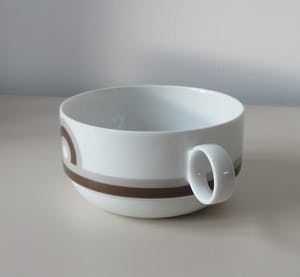 Wolf Karnagel - Vier porseleinen soepkommen servies Terra Compagna - Rosenthal Studio Linee kopen? Bied vanaf 24!