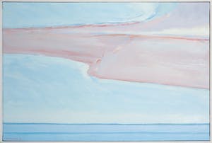 Paul Overhaus - Olieverf op doek, Rose wolk - Ingelijst kopen? Bied vanaf 1!