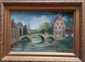 Niet of onleesbaar gesigneerd - Park Minnewatermeer Brugge kopen? Bied vanaf 1!