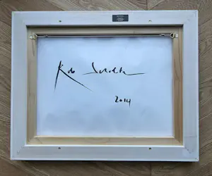 Rob Scholte - "Het Angelus" - Embroidery - 44 x 55 x 4 cm - Achterzijde gesigneerd - 2014 kopen? Bied vanaf 450!