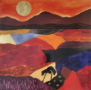 Ronald Boonacker - Aquarel - "Italiaans landschap" - Unica kopen? Bied vanaf 125!