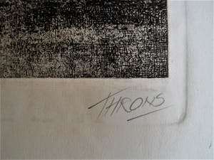 Niet of onleesbaar gesigneerd - Mooie sfeervolle ETS Amsterdam "Montelbaanstoren" ca. 1930 gesigneerd kopen? Bied vanaf 10!