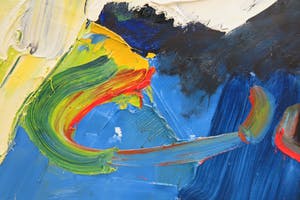 Ton van Kesteren - Olieverf op doek, Abstracte compositie - Ingelijst (Zeer groot) kopen? Bied vanaf 500!