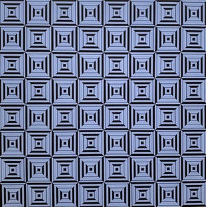 Gijs Winkelman - geometrische abstracte zeefdruk - 1974 (Zeer kleine oplage) kopen? Bied vanaf 1!