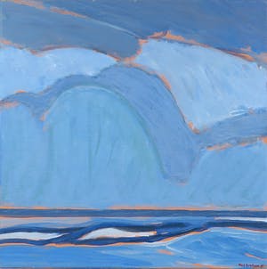 Paul Overhaus - Acryl op doek, Stilte voor zwaar weer - Ingelijst kopen? Bied vanaf 70!