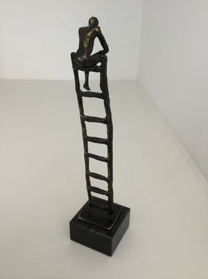 Corry Ammerlaan - Sculptuur “ De denkende mens “ kopen? Bied vanaf 50!