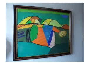 Ronald Boonacker - Zeefdruk, "Andalucia" verkocht voor € 35!