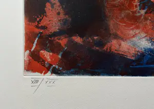 Fred Thieler - Signierte Original Aquatinta Radierung von 1968 - 30 Ex. - sehr rar - Informel kopen? Bied vanaf 450!