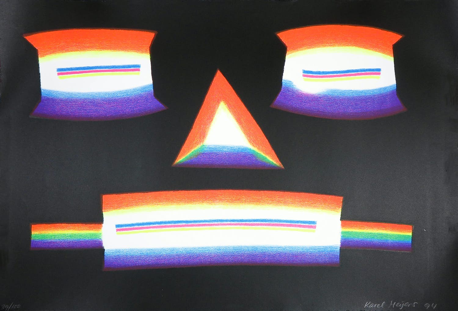 Karel Meijers - Litho, Zonder Titel kopen? Bied vanaf 1!