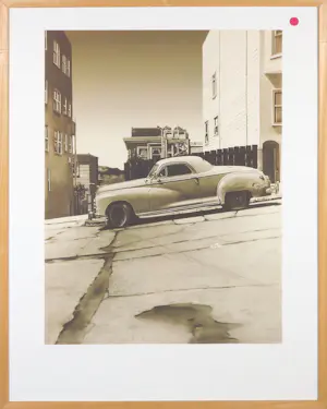 Araun Gordijn - Giclée, San Francisco flat - Ingelijst kopen? Bied vanaf 70!