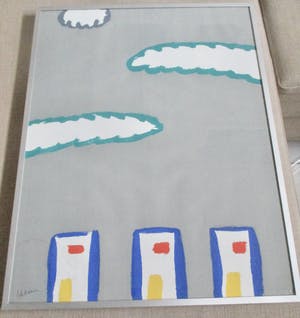 Johan Haanstra - Ingelijste zeefdruk kopen? Bied vanaf 40!